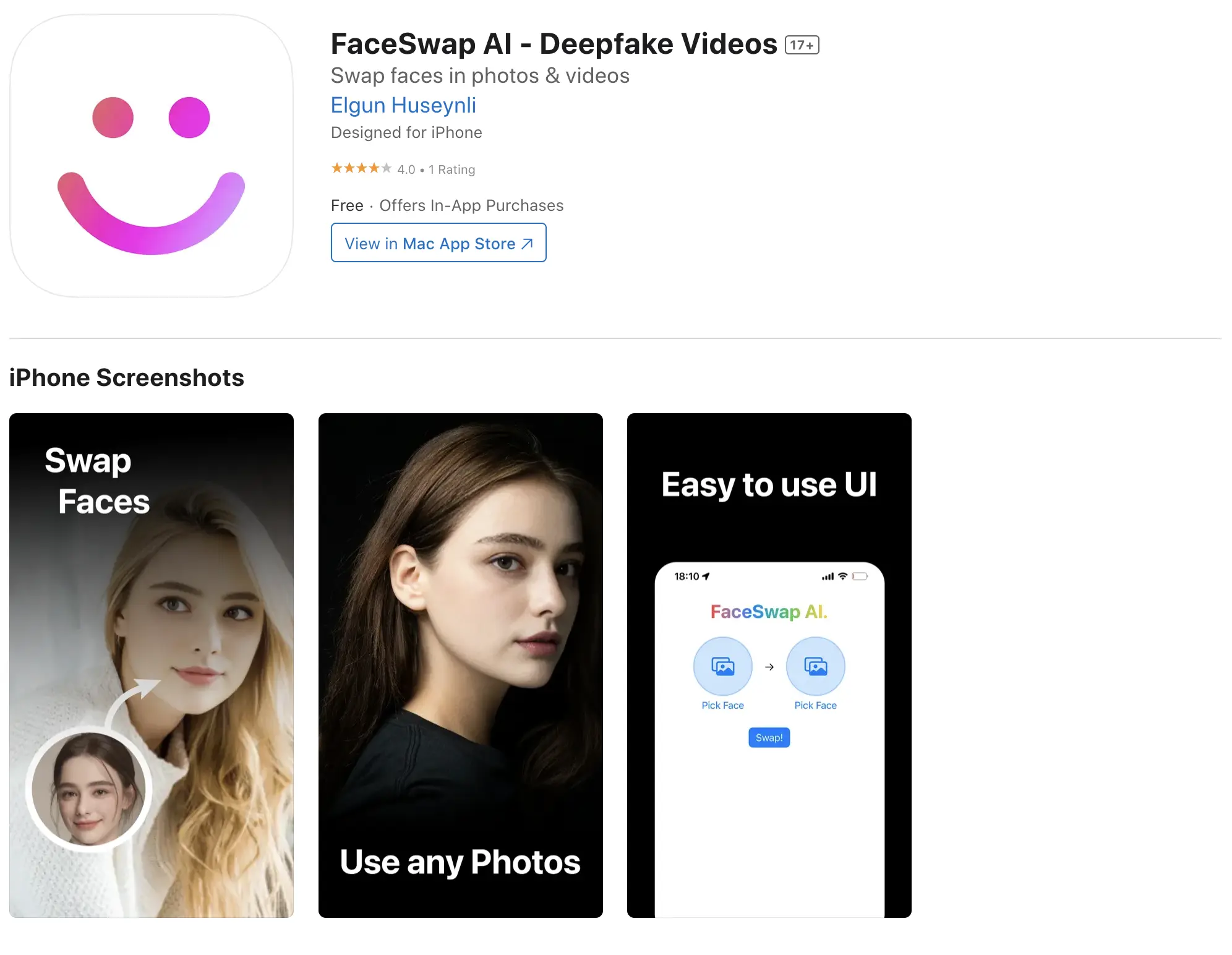 FaceSwap AI